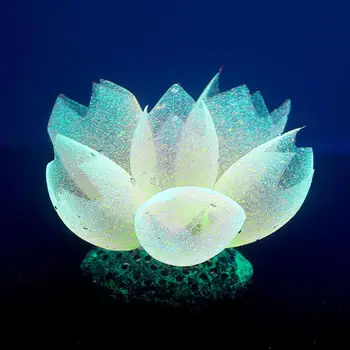 Artificial Luminoso Anémonas De Mar Acuario Decoración Fluorescente De La Burbuja De Coral De Las Plantas Bajo El Agua Tanque De Peces Decoración Ornamento