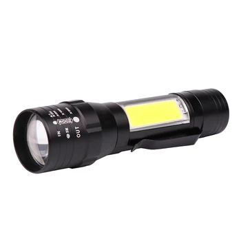 Z303101 Litwod Linterna LED CREE XML T6 COB Mini Antorcha Recargable de la Linterna de la Batería Integrada para el Camping de Luz de Aluminio 10W