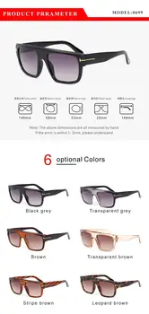 2020 Nueva Marca de lujo del diseñador de los hombres Retro gafas de sol de la Vendimia masculina Degradado lente T marco de alta calidad macho Cuadrado para las mujeres UV400