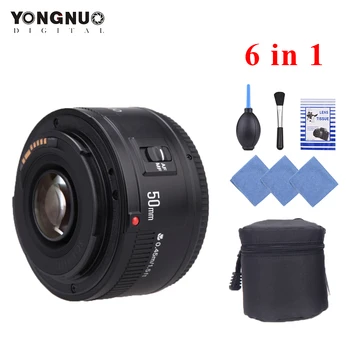 YONGNUO YN50mm f1.8 Lente YN EF 50mm f/1.8 Lente AF YN50 Apertura de Enfoque Automático de la Lente para Canon EOS 60D, 70D 5D2 5D3 600d Cámara RÉFLEX digital