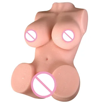 Realista en 3D Real Bolsillo de la Vagina Para el hombre Artificial Coño Doble Canales de Adultos Masturbación Mama Grande de Succión Taza de Juguetes Eróticos