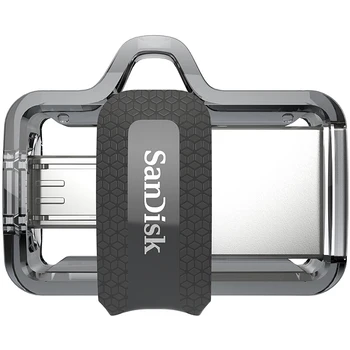 Sandisk 128GB SDDD3 Extrema USB3.0 Dual USB OTG Unidad de memoria Flash de Alta Velocidad de 150 mb/S PenDrive de 32GB 16GB Pen Drive de 64 gb Memory Stick