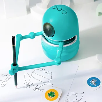 La magia Q Fotos Dibujo Robot Juguetes Educativos, Juguetes para los Niños,el Aprendizaje de los Estudiantes Dibujar Herramientas de Puzzle Robot Juguetes de la Versión en inglés