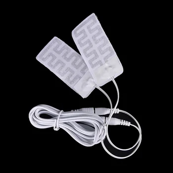 1 Par de USB Climatizada Guantes Pad luva calefaccion guantes USB Eléctrico Guantes Calentador Calienta Guantes de Tela de Fibra de Carbono de Alta Calidad
