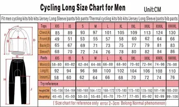 Los hombres del equipo pro ciclismo ropa de invierno de ciclismo jersey de forro térmico de manga larga de bici de montaña jersey ropa ciclismo xxs-5xl