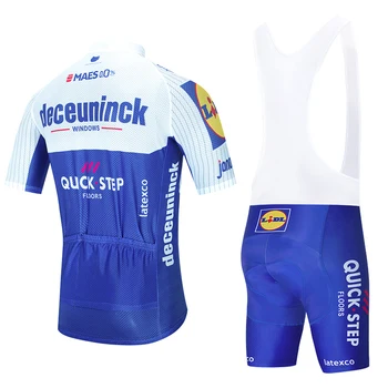 2020 quickstep EQUIPO de ciclismo jersey 20D conjunto de Pantalones de bicicleta MTB Ropa Ciclismo para hombre de manga corta de bicicletas camisetas ROPA Maillot