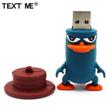 El TEXTO ME OTG USB stick pato modelo usb 2.0 unidad flash USB pen drive de 4GB 8GB 16GB 32GB de memoria Stick