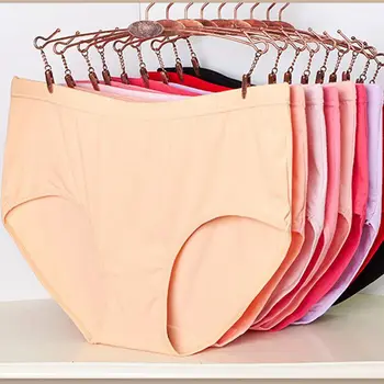 3Pcs/lot Cómodo, Transpirable absorción del sudor de Algodón Underwears Bragas de las Mujeres Más el Tamaño de 6XL 7XL Gran tamaño lencería escritos