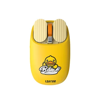 Lindo pequeño pato amarillo círculo de punto Bluetooth teclado inalámbrico,Pequeño Pato Amarillo Calculadora Pequeño Pato Amarillo Ratón,EHXHY