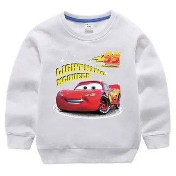 Dibujos animados de Disney impreso suéter de la ropa de los niños de algodón de niño suéter de los niños del rayo coche suéter 3-8Years