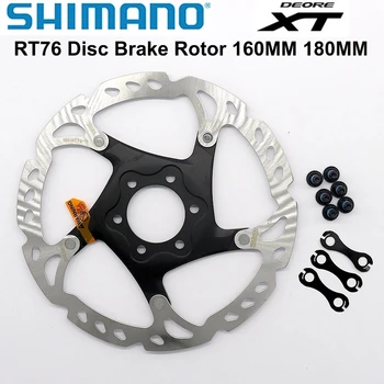 Shimano Deore XT SM-RT76 Disco de Freno Disco del Rotor de la línea central del Centro 2 Disco 6 Agujero de MTB de la Bicicleta Rotor Pernos