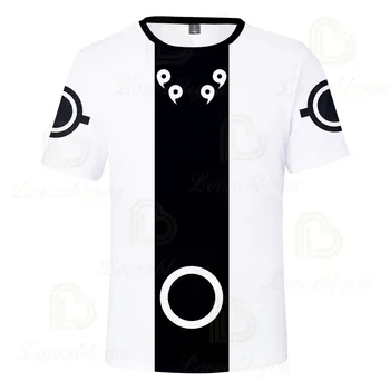 Nueva Llegada De Harajuku Anime Camiseta De Naruto Uchiha Uzumaki Hatake Ojos De Impresión T-Shirt De Hip Hop De La Calle Camiseta Tops