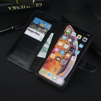 Estuche de Cuero Flip para Xiaomi Redmi Nota 6 Pro de Caso para la Xiaomi Mi A2 Lite Xiomi Cartera de Teléfono de la Tapa de los Casos de la Vendimia de Negocios