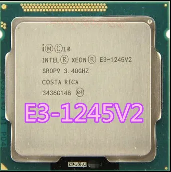Intel Xeon E3-1245V2 E3 1245 V2 Quad Core CPU Procesador de 3.4 GHz LGA 1155 8MB SR0P9 e3-1245v2