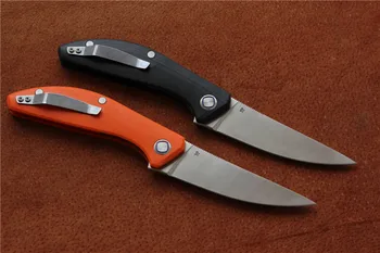 MIKER SIGMA de Alta calidad Flipper cuchillo plegable D2 cuchilla de mango de G10 de caza práctica de camping supervivencia cuchillos de bolsillo de la EDC herramientas