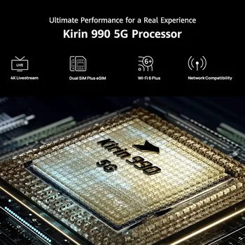 En stock de la versión Global de Huawei P40 Pro 8G 256G Kirin 990 5G Octa Core Smartphone Triple Cámara 6.58