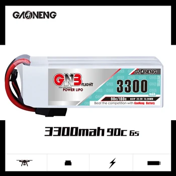 Gaoneng GNB 3300mah 6S 90C 22.2 V Batería de Lipo XT60 XT90 T Enchufe de Ala Fija Modelo de Vehículo Barco de Alto Rendimiento de la Batería de Litio