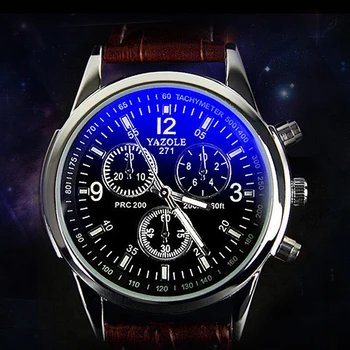 Relogio masculino YAZOLE Reloj de los Hombres Reloj de la Marca de Lujo de Tres Ojos de los Hombres del Reloj de Moda Impermeable del Deporte de los Relojes del Reloj de las Horas