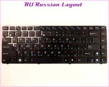 Nuevo de rusia RU Diseño de Teclado para ASUS B43 B43E B43F B43J B43S A83S K43B K43E K43S UL30VT Laptop/Notebook CON MARCO NEGRO