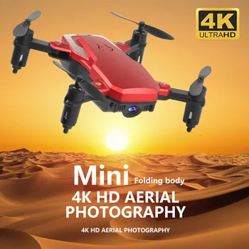 Mini Drone HD Cámara de 0,3 MP 2.0 MP 5.0 MP 4K Altura Modo de retención de RC Quadcopter RTF Video Aérea de WiFi FPV Plegable 3D Invierte