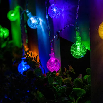 LED de Energía Solar del Césped de la lámpara Luces Led Cadena de luces de Hadas de Jardín al aire libre de la iluminación del Paisaje de Vacaciones de Navidad la Fiesta de la Boda Decoración