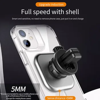 Magnético Inalámbrico Cargador de Coche de Montaje Para iPhone12 / 12 Pro Max velocidad de Carga Inalámbrica Cargador de Coche soporte para Teléfono