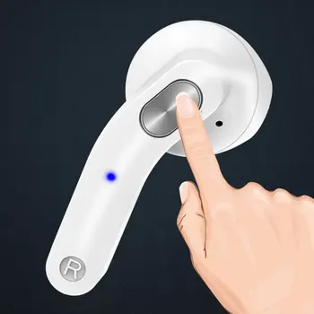 Bluetooth 5.0 Inalámbrico En la Oreja los Auriculares de Reducción de Ruido de alta fidelidad de los Deportes de Auriculares Estéreo 3D Touch Auriculares con Control de Volumen de Auriculares