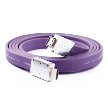2019 Micro HDMI a HDMI Adaptador Convertidor de 1080P Conversor para tablet pc de la tv móvil de teléfono DE la oficina en casa Personalizada de color púrpura