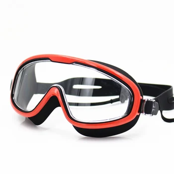 Gran marco de Natación Profesional Impermeable de silicona suave gafas de natación Gafas Anti-Niebla UV hombres mujeres gafas para hombres, mujeres