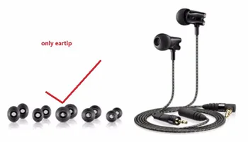 1set 10pcs)/mucho. De calidad superior de 5pair/lote ( S d l M M L L) auriculares fundas originales Ie800 en la oreja los auriculares ear bud auricular negro