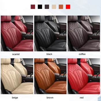 Kokololee Personalizado de Cuero, asiento de coche cubierta Para AUDI A3 A4 A6 Q3 Q5 Q7 A1 A5 A7 A8 TT R8 Automóviles Fundas de asientos de coche protector