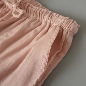 El verano y el Verano, el Otoño más reciente de Algodón Largo Home Desgaste de Dormir Pantalones para las Mujeres de color Rosa los Colores Amarillo Pijama Verano Mujer
