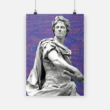 Arte de la pared Ulius César Estatua de Mármol Fotos Lienzo Carteles de la Decoración del Hogar Modular Pintura HD No Impreso Enmarcado Para el Dormitorio