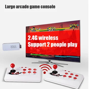 Inalámbrica de Arcade de Vídeo Juego de la Consola a Ampliar TF Tarjeta Puede Añadir un Juego compatible con HDMI Doble Controlador de Juego de Jugador Construido en 1788 Juegos