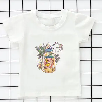El Verano De Los Niños De La Ropa Kawaii Unisex Ice Cream Mundo De Caricatura Impresa Camiseta Ropa De Bebé 2 3 4 5 6 7 8 9 Años Niñas Camisetas