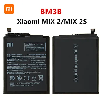 Xiao mi Original BM3B 3300mAh Batería Para Xiaomi Mi MIX 2 /MIX 2S BM3B de Alta Calidad Teléfono de Reemplazo de Baterías