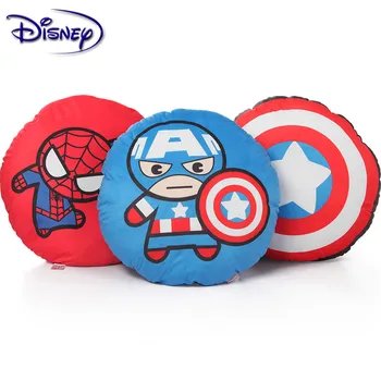 Dibujos animados de Disney Almohada Vengadores, Capitán América, Spider Man, Seguro algodón de los PP de Peluche Encantador Almohada Lindo Regalo de los Niños