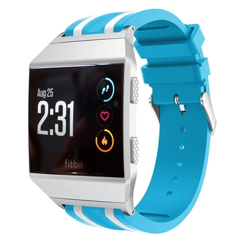 Color doble de Silicona relojes de pulsera Fitbit Iónica de pulsera Correa de reemplazo Para Fitbit Iónica de la Pulsera de la correa de las correas de Muñeca