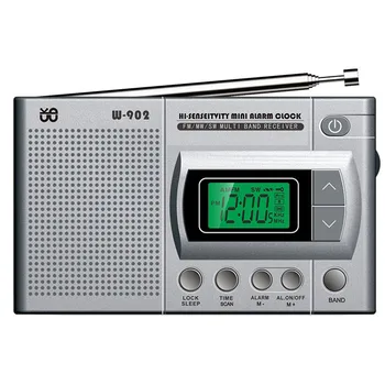 Portátil de la Radio Digital Pantalla LCD FM AM SW de la Radio con el Altavoz BT