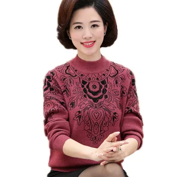 La Primavera De Las Mujeres Suéter Pullovers 2020 Nueva Moda De Otoño De Manga Larga Casual Suéter De Punto Caliente Femenina Suéter Señora Elegante P117