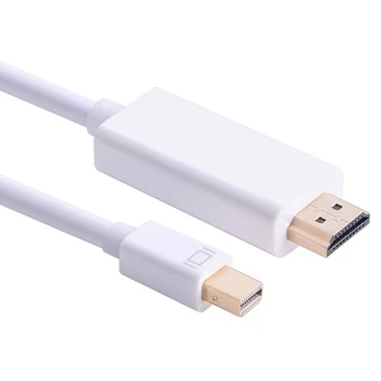 Para Apple Mac Macbook Pro de Aire DP cable de 6 PIES de 1,8 M de Alta Calidad Mini DisplayPort Thunderbolt Display Port DP a HDMI Cable Adaptador