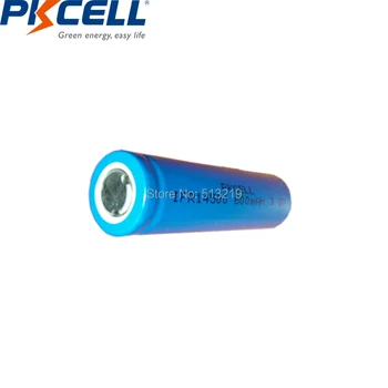 2pcs PKCELL AA 14500 3.2 v lifepo4 Batería Recargable de baterías de iones de Litio de la Célula 600MAH IFR14500 para la Cámara Solar Led Luz