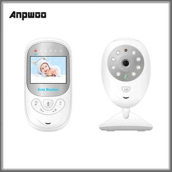 Nueva Anpwoo BM-108 2.4 pulgadas Monitor Inalámbrico del Bebé Electrónicos Video Baby de 2 vías de Audio Niñera de la Cámara de la Visión Nocturna de Monitor de Temperatura