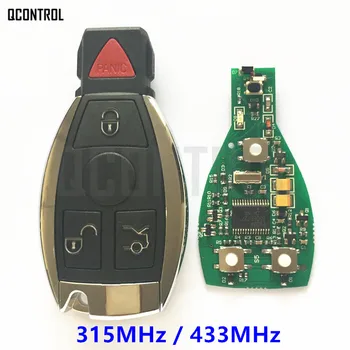 QCONTROL Llave Inteligente ajuste para Mercedes Benz 315MHz 433,92 MHz Coche de control Remoto de Entrada Sin llave con Chip para el Año 2000
