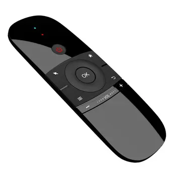 Mini Ratón de Aire W1 Teclado Inalámbrico 2.4 G Nombre de la Detección de Fly Air Mouse Para 9.0 8.1 Cuadro de TV Android / PC / TV