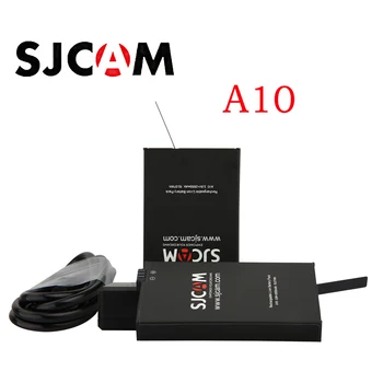 Nuevo Original SJCAM A10 2650mAh de Copia de seguridad Recargable Li-on de la Batería Y el Cargador Accesorios Para SJCAM A10 WiFi de Deportes de la Cámara DV