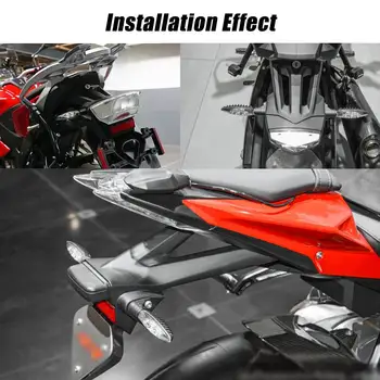 La motocicleta parte Trasera Indicador de Señal de Giro Luces LED Para BMW S1000R S1000RR S1000XR R1200GS R1200R R1200RS