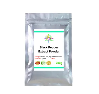 100-1000c mejor función extracto de pimienta negra en polvo, natural de la piperina en polvo,