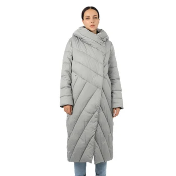 De las mujeres de largo abajo chaqueta parka de Ganso outwear con capucha acolchada abrigo mujer más el tamaño de Montcler ropa de Algodón de Canadá 2020 19-091