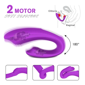 OLO 9 Velocidad de Clítoris Vagina Estimulador Vibrador Inalámbrico Flexible G-spot Vibrador de Pareja Comparte Control Remoto Juguetes Sexuales para Mujeres
